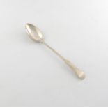 A George III provincial silver Fiddle pattern basting spoon, by Joseph Goss, Exeter 1809,