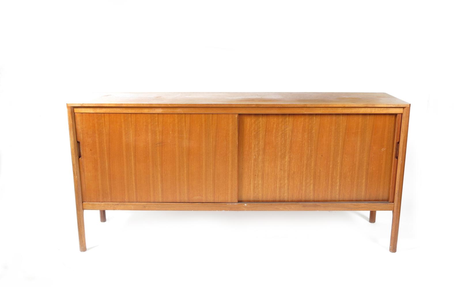 A Gordon Russell R411 two door birch sideboard designed by W.H Russell,   the cupboards and - Image 2 of 2