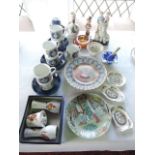 A quantity of 19th century/early 20th century and other ceramics including a 19th century