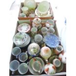 A quantity of Japanese eggshell porcelain tea wares of various design together with further ceramics