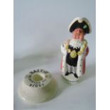 A Beswick Toby Jug advertising Worthington's Pale India Ale in the form of a portly gentleman in