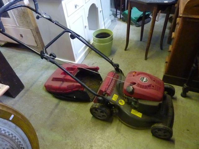 A Mountfield RV40 150 cc petrol rotary lawn mower