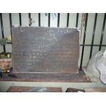 An old cast iron Great Western Railway notice of rectangular form with raised lettering, 72 cm x