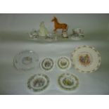 A collection of Royal Doulton Brambley Hedge wares including tea cup and saucer, miniature tea cup