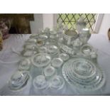 An extensive collection of Wedgwood Angela pattern wares including pot pourri bowl and cover,