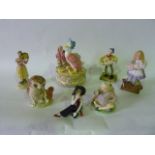 Two Beswick Beatrix Potter figures of Jeremy Fisher and Old Mr Brown, both with brown back stamps to