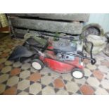 A Mountfield Jupiter 46HP petrol rotary lawn mower with Honda GCV 135 4.5 engine