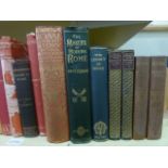 A collection of books on Rome including A Tour In Rome by Sir George Head, 3 volumes approx 1849,
