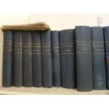 A run of Punch Magazines, random years from 1843 to 1990, various bindings