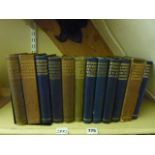 The Highways and Byways Series in blue and green cloth bindings, mainly southern England and