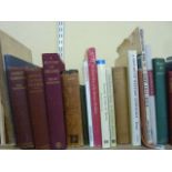 A collection of miscellaneous books including Roman Folkestone by S E Winbolt, Margery Flemming by