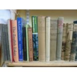 A collection of English topographical books including The Companion Series Into Somerset,