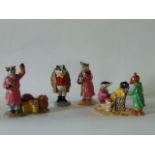 A collection of three Royal Doulton figures from the Wind in the Willows Series - As Good As New!