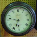 A small 19th century dial clock with 8 inch face and single train movement, Cameron Cuss & Co, 56