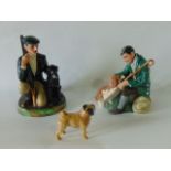 Two Royal Doulton figures - The Game Keeper HN2879 and The Master HN2325 together with a Beswick