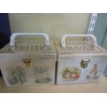 Two cased sets - The World of Peter Rabbit by Beatrix Potter