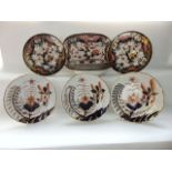 A collection of early 19th century Coalport type dinner wares comprising an oval serving dish and