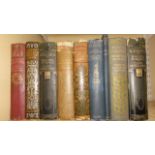 Eight volumes of A & C Black publications including Wessex, Edinburgh, English Costume, etc