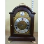 A reproduction bracket clock by Elliott of London, the three train movement with chime/silent