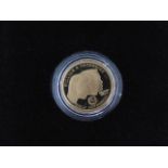 A Tristan da Cunha 22ct Gold Double Portrait Half Sovereign Proof, 29th April 2011, Prince William &