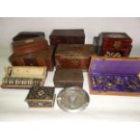 A good quality 19th century mahogany veneered tea caddy with extensive applied brass mounts to