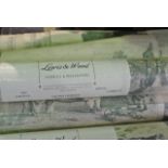 Nine rolls, approx, of good quality wallpaper by Lewis & Wood, Fabrics and Wallpaper in the Gilpin