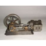 A vintage custom made stationary engine by Stuart Turner Limited, Engineers, Henley-on-Thames