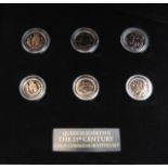 The Queen Elizabeth II 21st Century 22ct Gold Commemoratives Sovereign set, 2002, 2005 & 2012,