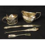 A miscellaneous collection of silver items, various makers, Sheffield, London & Chester, 1819 -