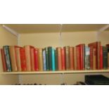 A collection of books relating to hunting including Handley Cross, Gun Dog Training, Shooting,