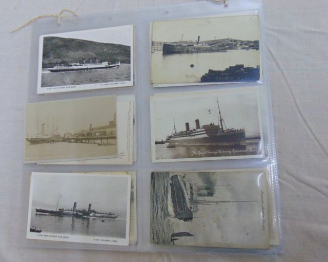 48 postcards showing passenger steamers, paddle boat, etc - Image 2 of 2