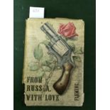James Bond First Edition Hardback Book FROM RUSSIA WITH LOVE By Ian Fleming To bid live please visit