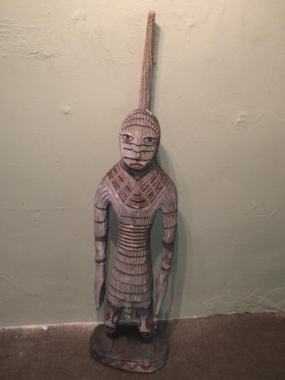 Asmat Papua New Guinea Figure To bid live please visit www.yeovilauctionrooms.com