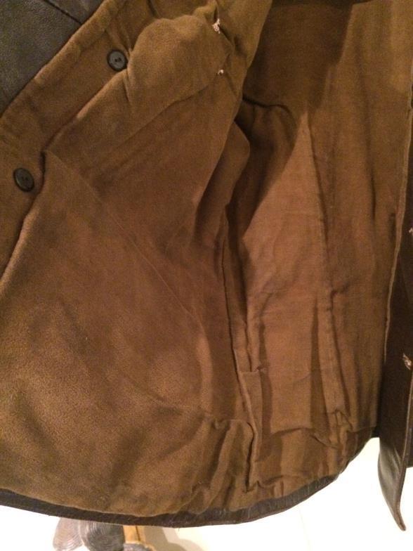 Vintage German Leather Jacket, Possibly Outriders Jacket To bid live please visit www. - Image 3 of 3