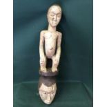 IDOMA Tribal Figure Measures 72cms high To bid live please visit www.yeovilauctionrooms.com