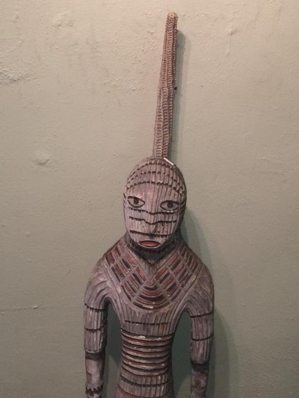 Asmat Papua New Guinea Figure To bid live please visit www.yeovilauctionrooms.com - Image 2 of 3