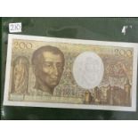 France 200 Deux Cents Francis Note To bid live please visit www.yeovilauctionrooms.com