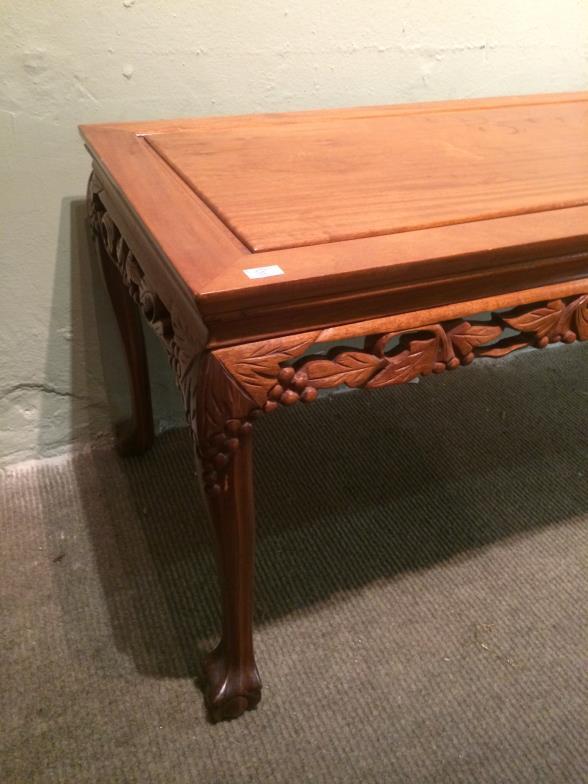 Oriental Style Coffee Table 46cms High X 102 X 46cms To bid live please visit www. - Image 2 of 2