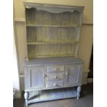 Vintage Style Painted Dresser 194cms High x 122Wide x 43Deep To bid live please visit www.