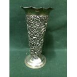 Hallmarked Silver Rose Vase To bid live please visit www.yeovilauctionrooms.com