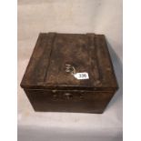 19thC Iron Safe Box To bid live please visit www.yeovilauctionrooms.com