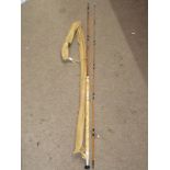 Unnamed 2 piece Split Cane Fishing  Rod. To bid live please visit www.yeovilauctionrooms.com