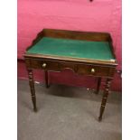 19thC French Walnut 2 Draw Desk To bid live please visit www.yeovilauctionrooms.com