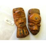 2 x African IKOKOS Made From Elephant Bone And Given As A Sign Of Manhood To bid live please visit