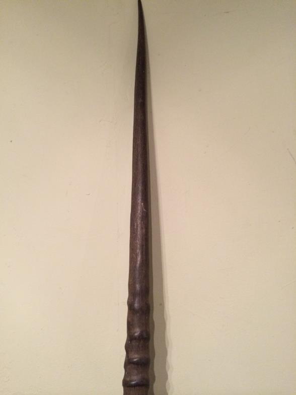 Large Antelope Horn, Measures 103cm To bid live please visit www.yeovilauctionrooms.com - Image 3 of 3