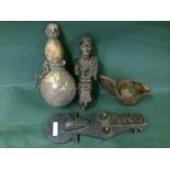 Four Tribal Items To bid live please visit www.yeovilauctionrooms.com