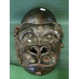 Large And Unusual Terracotta Gorilla Mask ,33cm x 28 cm To bid live please visit www.