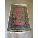 Vintage Carpet, Measures 160 x 98 cm To bid live please visit www.yeovilauctionrooms.com