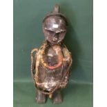 KWELE Fetish Congo Measures 53cms high To bid live please visit www.yeovilauctionrooms.com