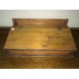 Vintage Pine Writing Slope To bid live please visit www.yeovilauctionrooms.com